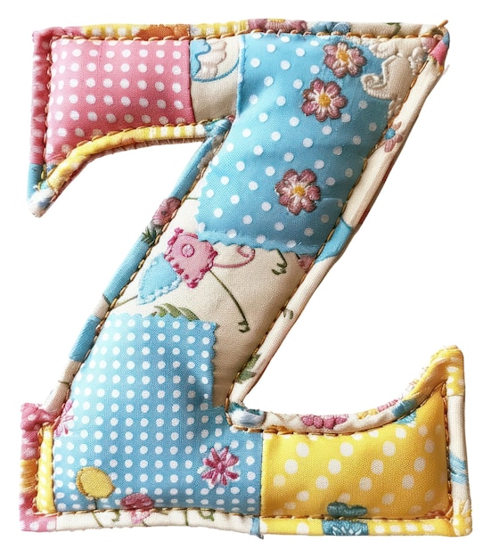 haftowany monogram na poszewce